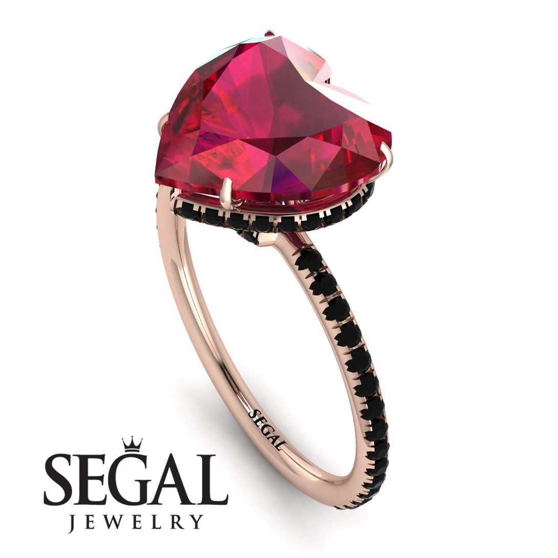 Heart Shape Ruby Ring - Noelle No. 41